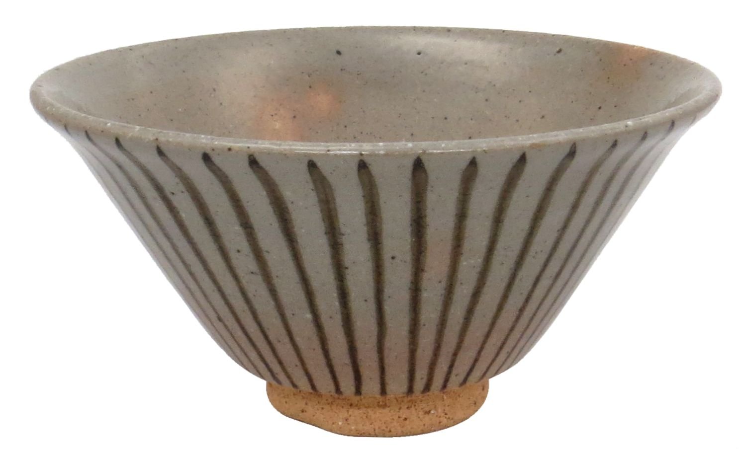 Amazon｜波佐見焼 利左ェ門窯 昔十草 ご飯茶碗 大 茶 14657｜飯碗